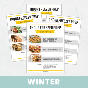 1 Hour Freezer Prep: Winter Bundle