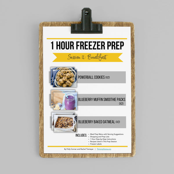 1 Hour Freezer Prep: Session 14