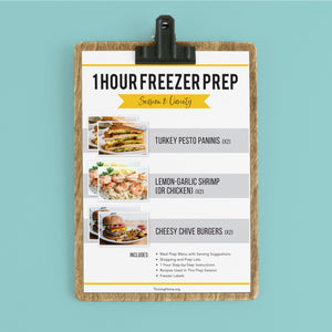 1 Hour Freezer Prep: Session 8