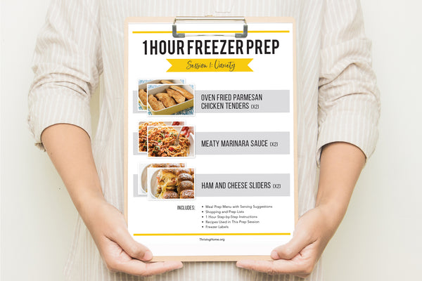 1 Hour Freezer Prep: Session 1