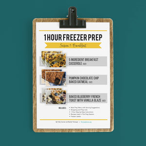 1 Hour Freezer Prep: Session 9