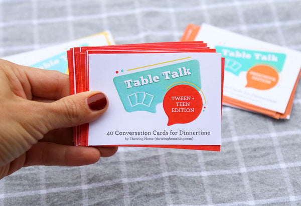 Table Talk Cards: Tweens and Teens Edition