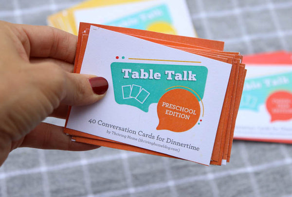 Table Talk Bundle: All Three Sets (Preschool, Elementary, and Tweens & Teens)