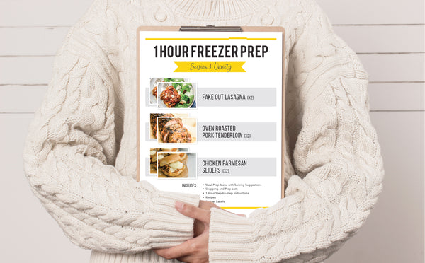 1 Hour Freezer Prep: Session 3