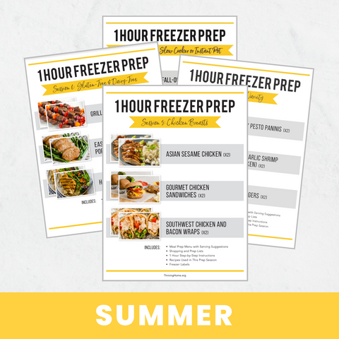 1 Hour Freezer Prep: Summer Bundle