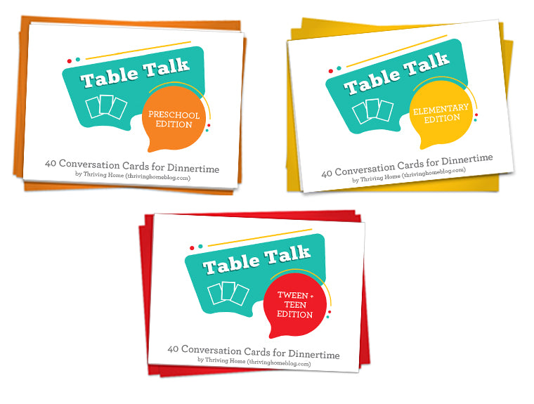 Table Talk Bundle: All Three Sets {Bonus}