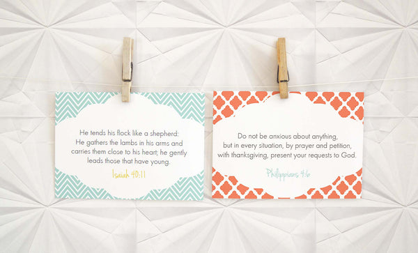 On the Job Meditations for Moms: 25 Bible Verse Cards